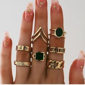 Vintage Rings for Women Girls Jewelry